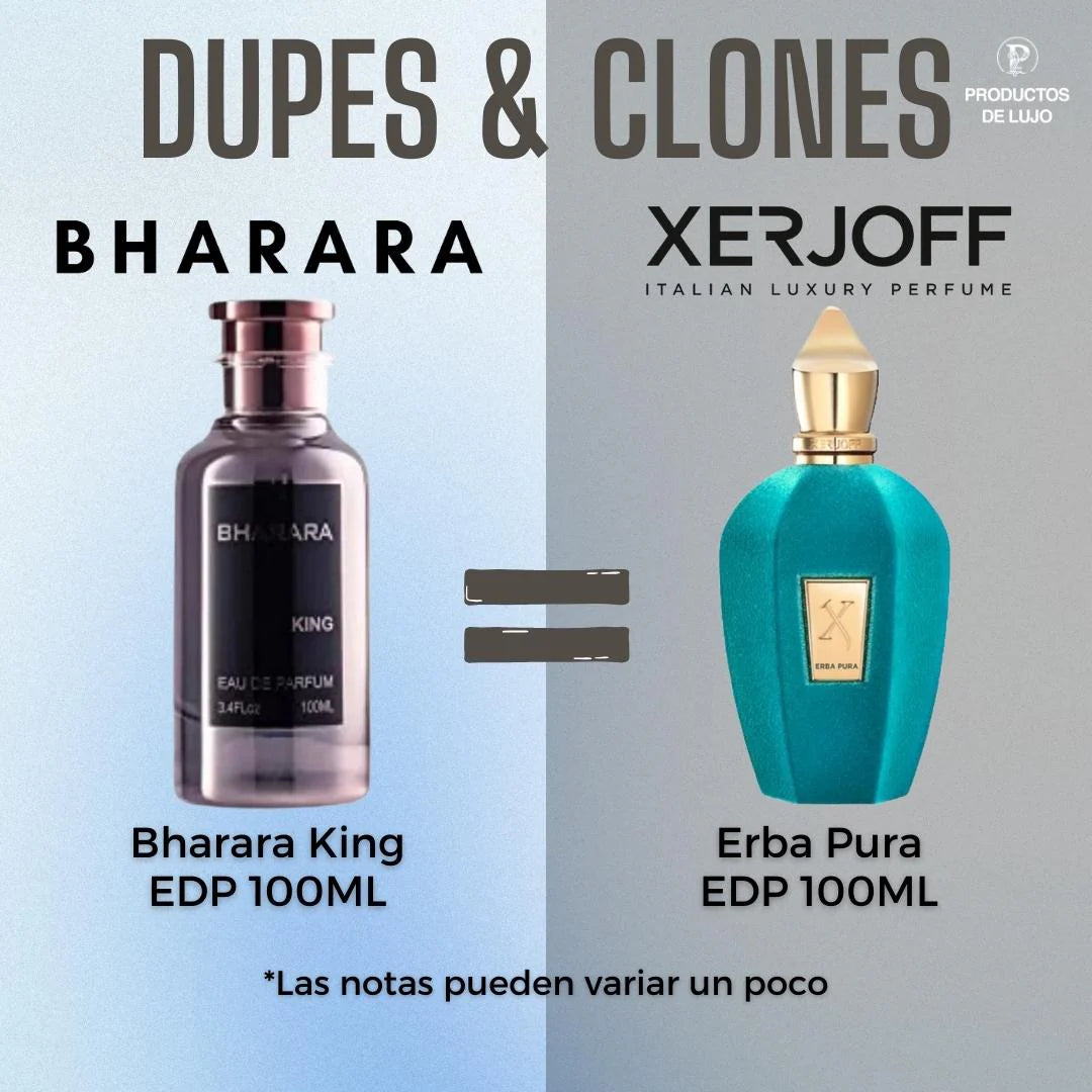 Perfume BHARARA KING = ERBA PURA XERJOFF